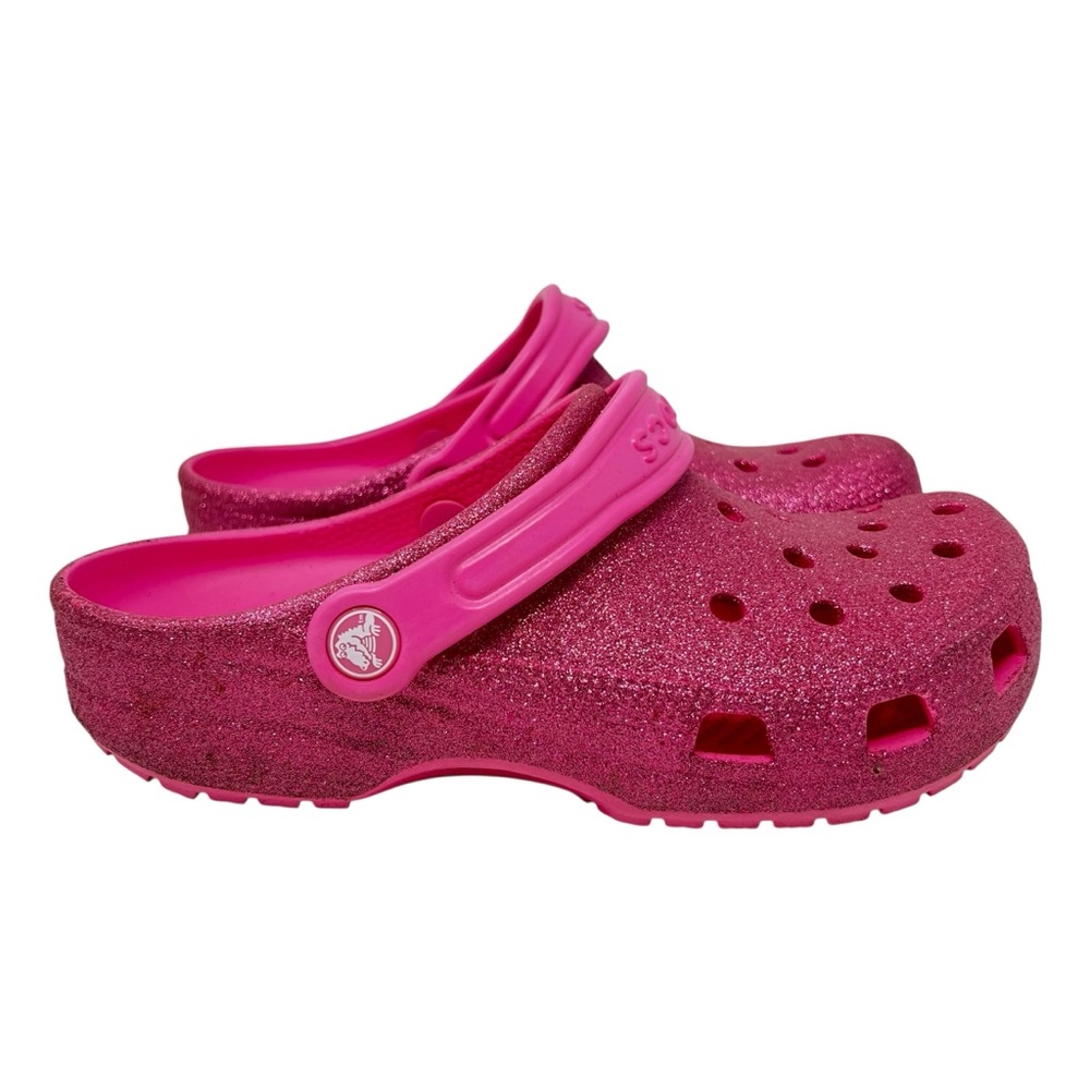 Crocs Pink Glitter Clogs - Picture 2 of 9